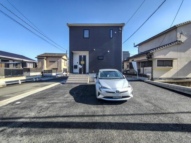久留米市善導寺町飯田の新築一戸建の前面道路含む現地写真| 