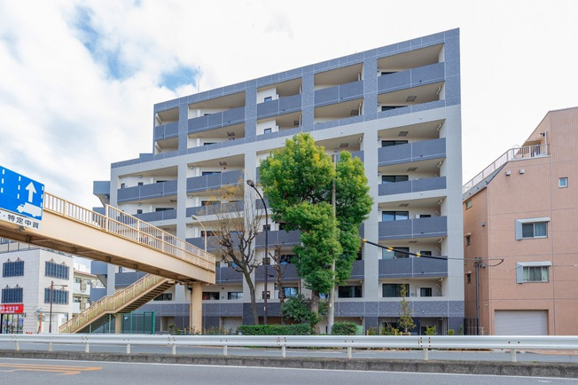 【外観】 | ＮＯＧＡＴＡ　ＲＥＳＩＤＥＮＣＥ | ☆新築☆鉄筋コンクリート造のがっちりとした建物。