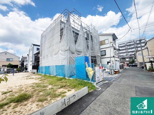 大阪市平野区西脇　第1期　新築一戸建ての外観|現在の進捗状況です！順調に作業進行中、完成が待ち遠しいです！詳細の間取り等、お気軽にお問い合わせください！
