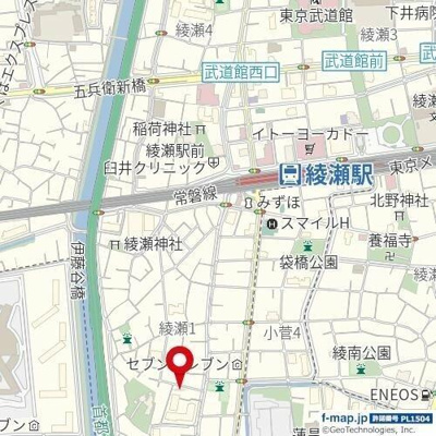 【地図】 | スプレスター綾瀬 |  