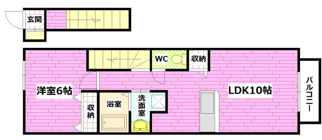 ルミナスＮｉｓｈｉｈａｒａの間取り