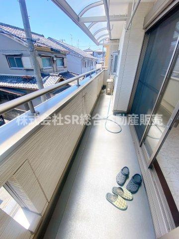 若江北町2丁目中古戸建のバルコニー|バルコニーは南向き♪洗濯物が乾きやすいです！