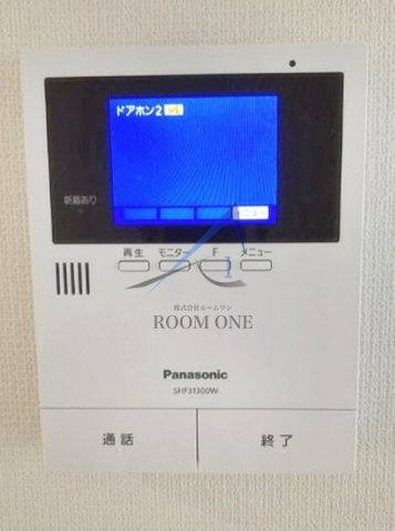 プライムレジデンスのセキュリティ|モニター付きインターホンです。