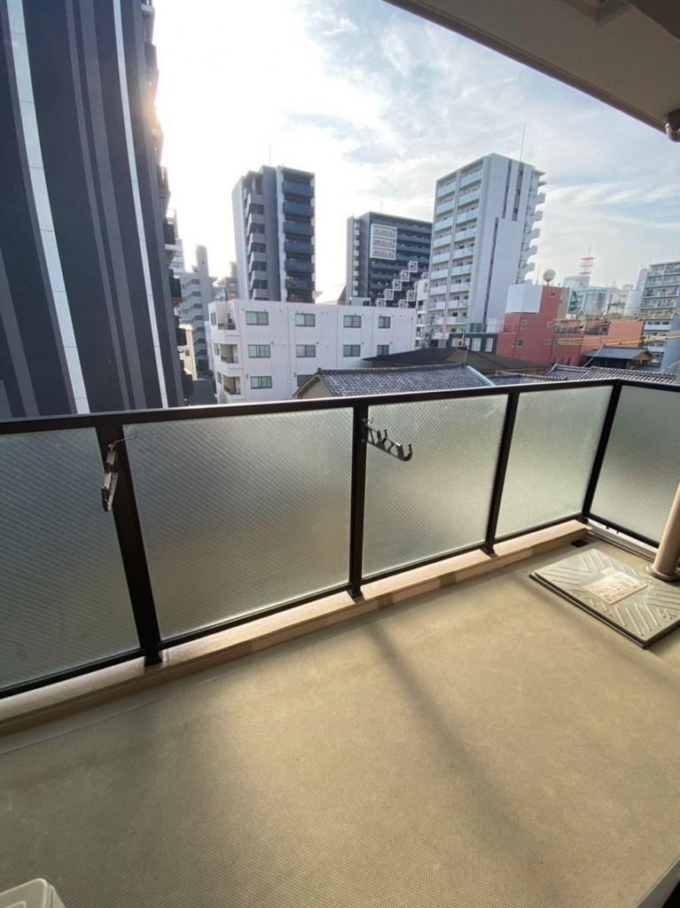 ブルームライフ新栄　名古屋市賃貸　仲介手数料無料のバルコニー|バルコニー