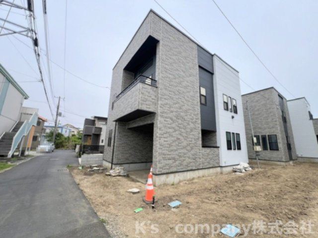 茅ヶ崎市下町屋2丁目　新築戸建　1号棟の前面道路含む現地写真|2026.6.14撮影◇