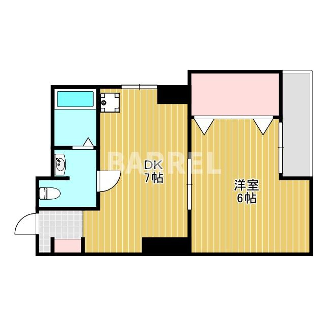 フェザー豊中マンションの間取り