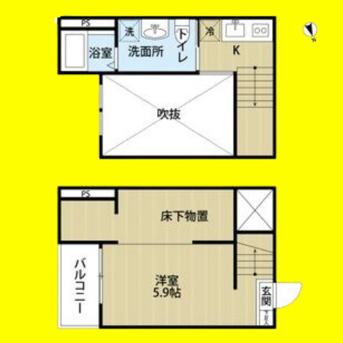 リブラ　名古屋市賃貸　仲介手数料無料の間取り