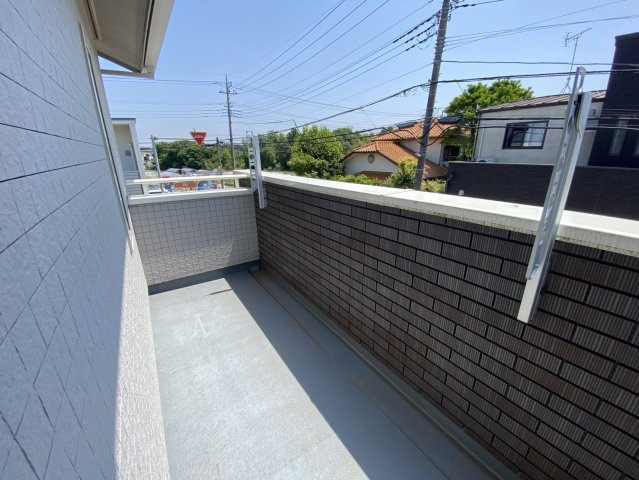 街角ウィザース並木町1号棟のバルコニー