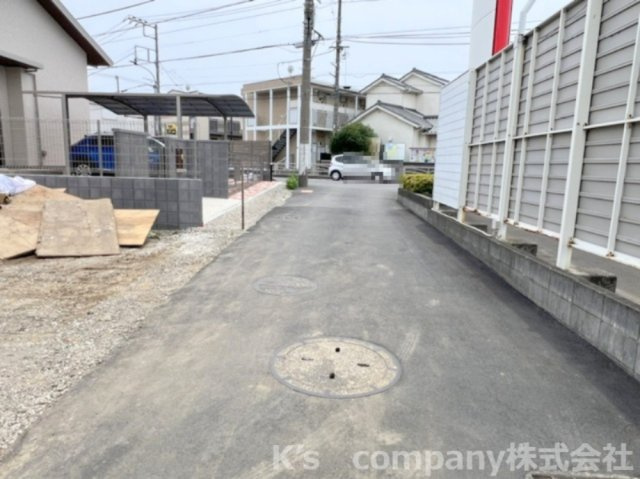 茅ヶ崎市下町屋2丁目　新築戸建　2号棟の前面道路含む現地写真|2026.6.14撮影◇