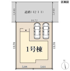 リーブルガーデン姫路市御立東7期の区画図