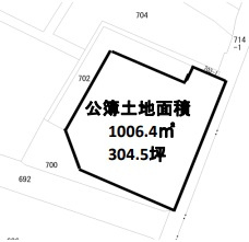 【土地図】 | 売地 加須市町屋新田 | 現況と異なる場合は現況優先とさせていただきます
