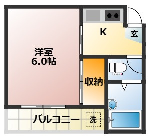【間取り】 | コーポステーションサイドコシベ