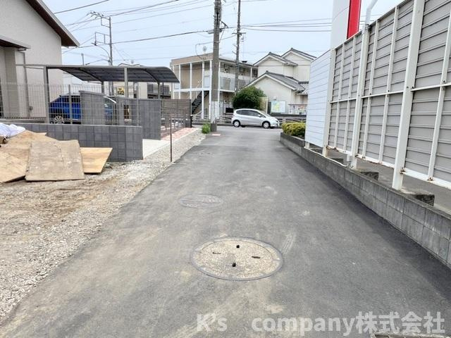 茅ヶ崎市下町屋2丁目　新築戸建　4号棟の前面道路含む現地写真|2026.6.14撮影◇