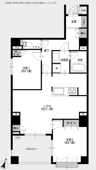 渋谷神山町レジデンスの間取り