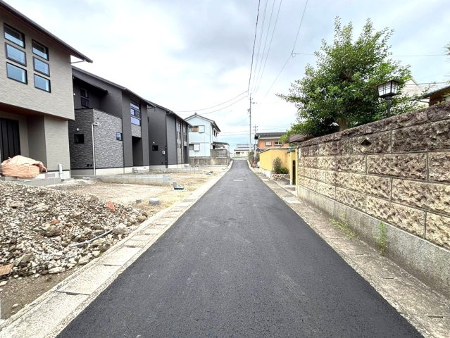 タマタウン　大垣市世安町（大垣南小）全3区画分譲の前面道路含む現地写真|「現地（2026年9月1日）撮影」　
■前面道路　
■ヤマダ不動産　株式会社リライフ