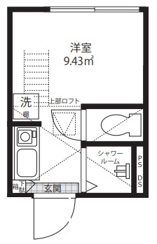QUQURI Tokyo Shinjukuの間取り