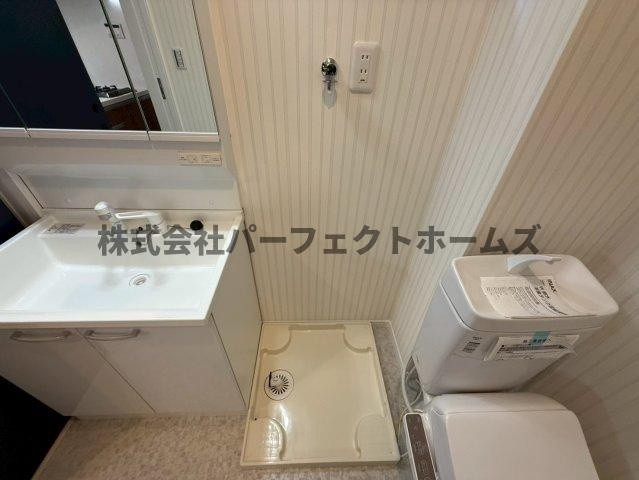 高野道ガレージハウスB棟の設備|洗濯パン