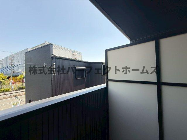 高野道ガレージハウスB棟の展望