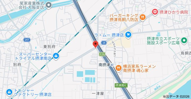 クリアネスコートの地図