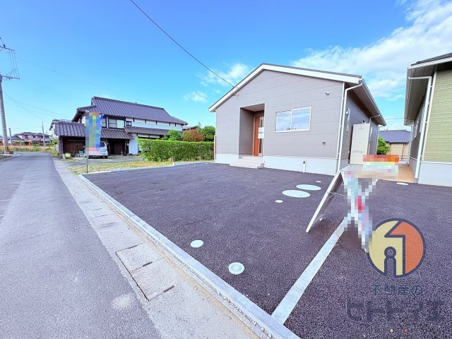 新築建売)柳川市間の前面道路含む現地写真