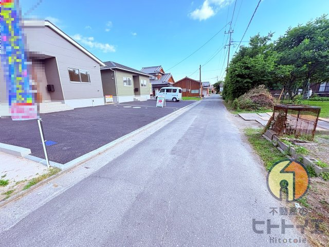 新築建売)柳川市間の前面道路含む現地写真