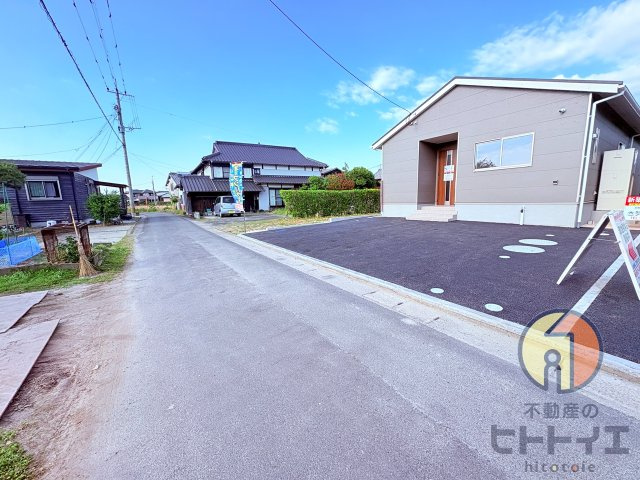 新築建売)柳川市間の前面道路含む現地写真
