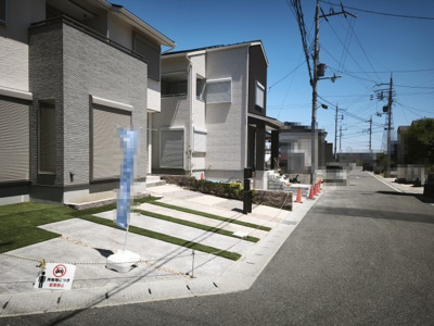 【前面道路含む現地写真】 | 大津市下阪本2丁目20付近　新築戸建