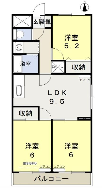 サニーコスモの間取り