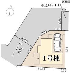 リーブルガーデン堺市東区西野6期の区画図