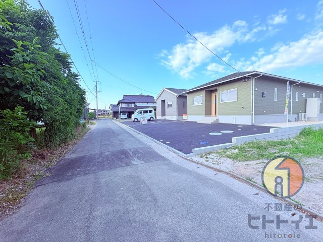 新築建売)柳川市間の前面道路含む現地写真
