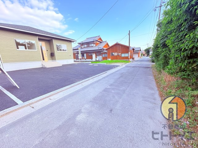 新築建売)柳川市間の前面道路含む現地写真