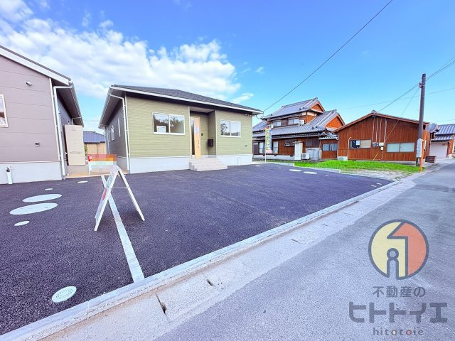 新築建売)柳川市間の前面道路含む現地写真