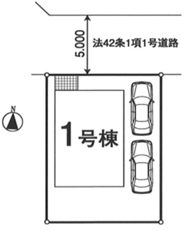 【区画図】 | 東大和市中央1丁目　新築戸建　【全1棟】