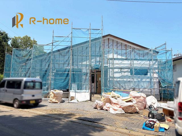 ひたちなか市大成町3期　新築戸建て　1号棟の外観|ご予約を頂ければ、『平日』はもちろん『早朝』や『夜間』もご見学可能です♪お気軽にお申し付けください♪