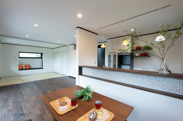 中古戸建の居間・リビング