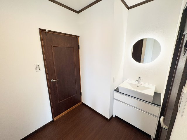 中古戸建の洗面所