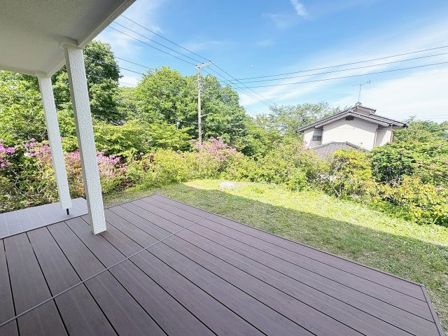 中古戸建の庭