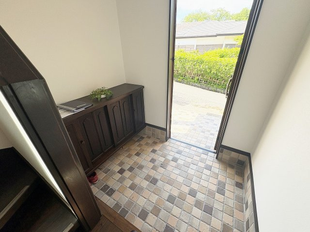 中古戸建の玄関