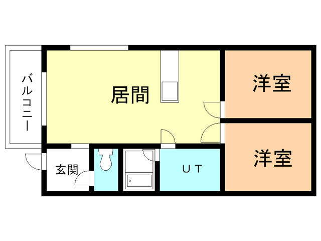 エフ・ケーマンション緑町の間取り