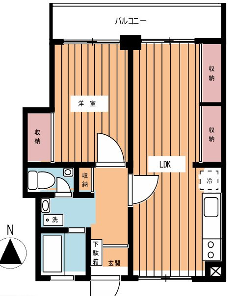 コトー高輪の間取り