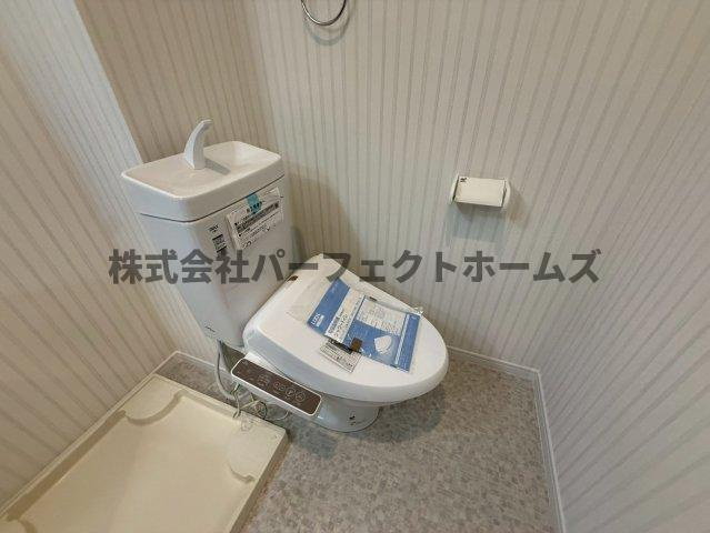 高野道ガレージハウスB棟のトイレ|トイレもきれいです