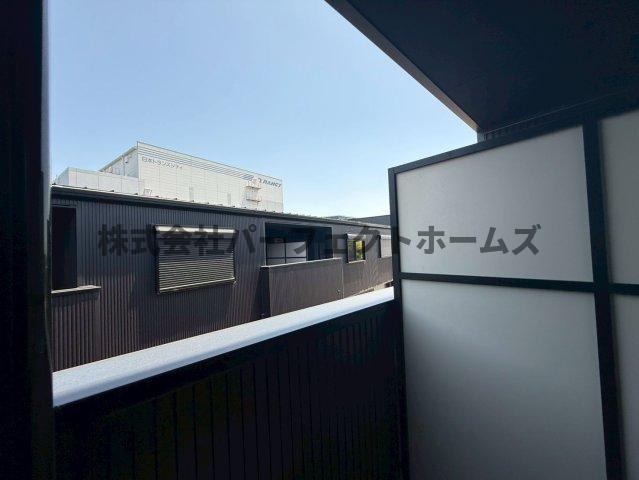 高野道ガレージハウスB棟の展望
