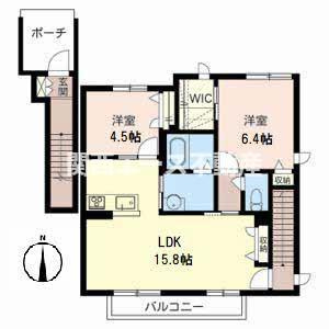 【間取り】 | シャーメゾン森川