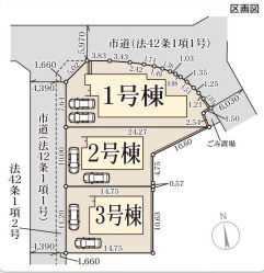 リーブルガーデン大和郡山市矢田山町2期の区画図