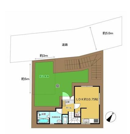 船橋市七林町の区画図