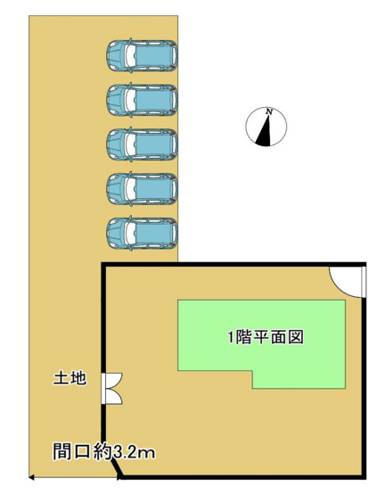 【区画図】 | 熊谷市妻沼　中古戸建
