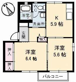 【間取り】 | ルミエールひえづ