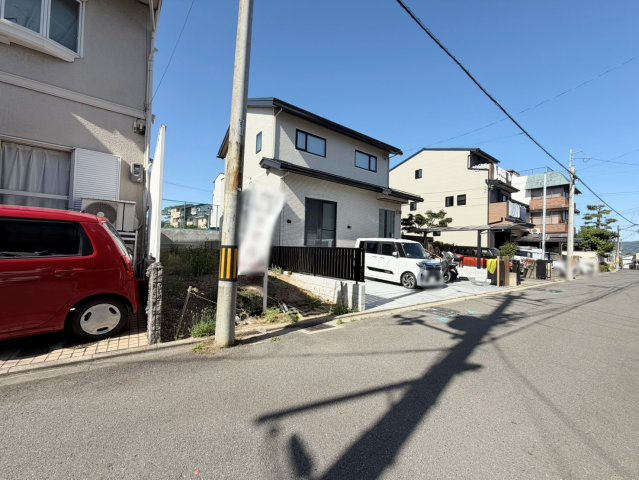 紫野郷ノ上町　建築条件無土地のその他|【現地の様子】
前道見通し良好！（R8.5撮影）