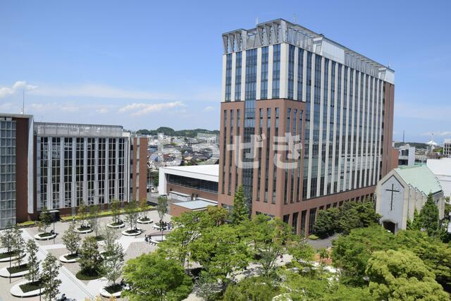 シエンハイムの外観パース|私立関東学院大学まで896m
