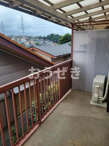 ヒルズ梶山のバルコニー